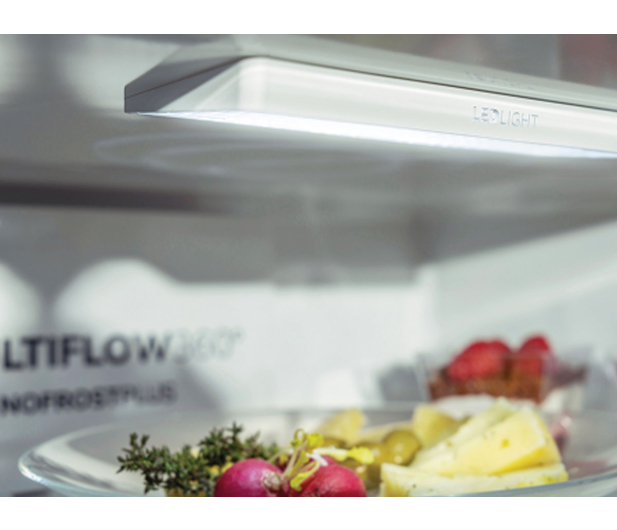 Lodówka Gorenje NRK6182PW4 No Frost 178,5cm Biała 292L - 1256546 - zdjęcie 6